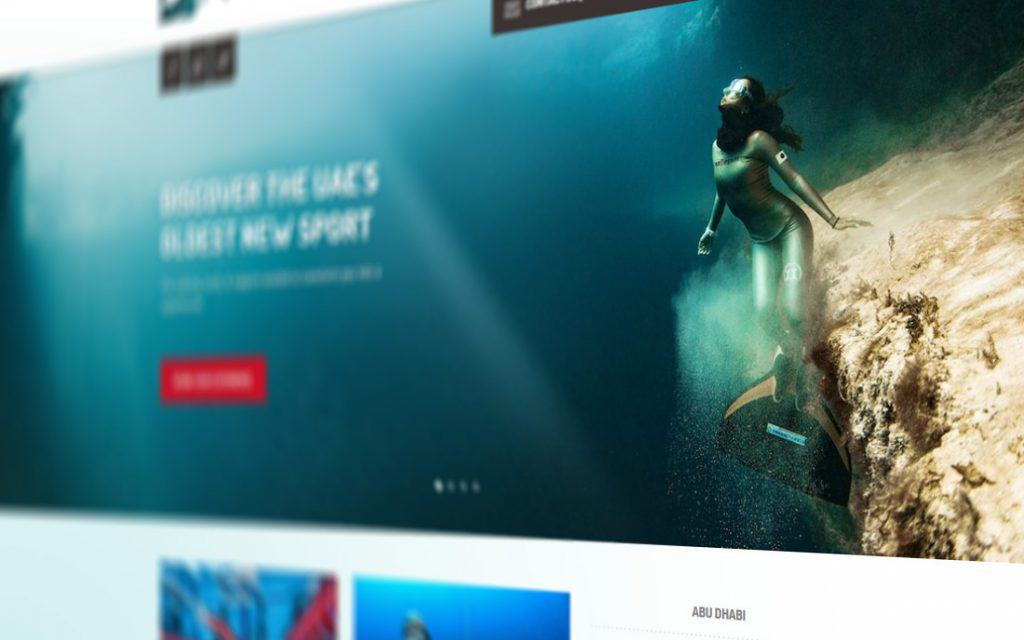 Freediving UAE - Tessella.uz - Разработка сайтов и брендинг в Ташкенте, Веб-дизайн